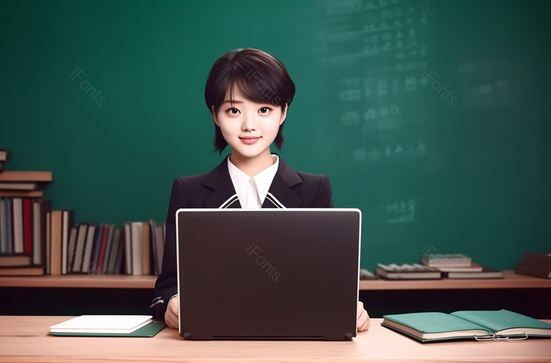 在黑板前讲课的女教师摄影图,高清,摄影图,摄影图片,图片大全,摄影图免费下载